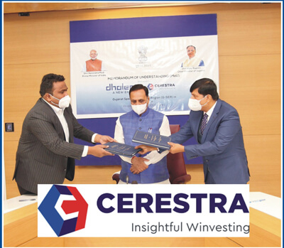 Government of Gujarat signs MOU with Cerestra Group to establish a Gujarat Dholera