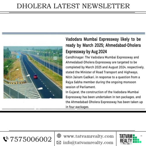 Vadodara Mumbai Expressway likely to be ready by March 2025; Ahmedabad-Dholera Expressway by Aug 2024